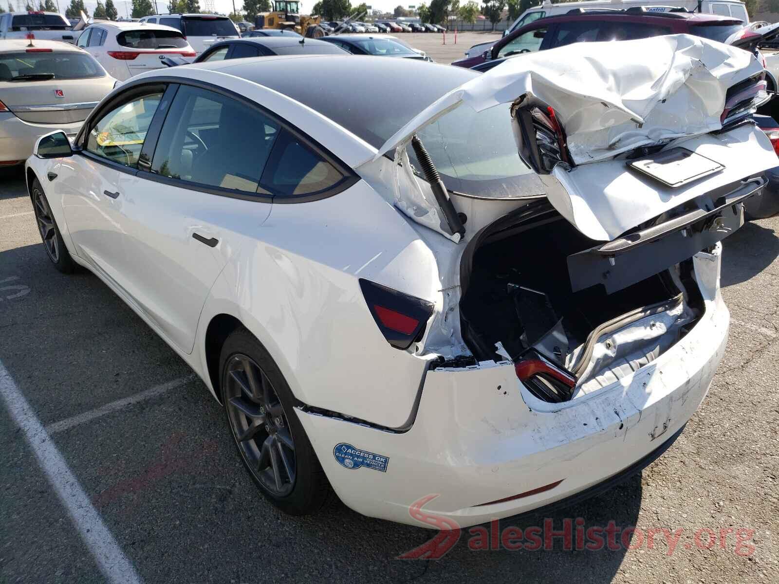 5YJ3E1EA4MF873912 2021 TESLA MODEL 3