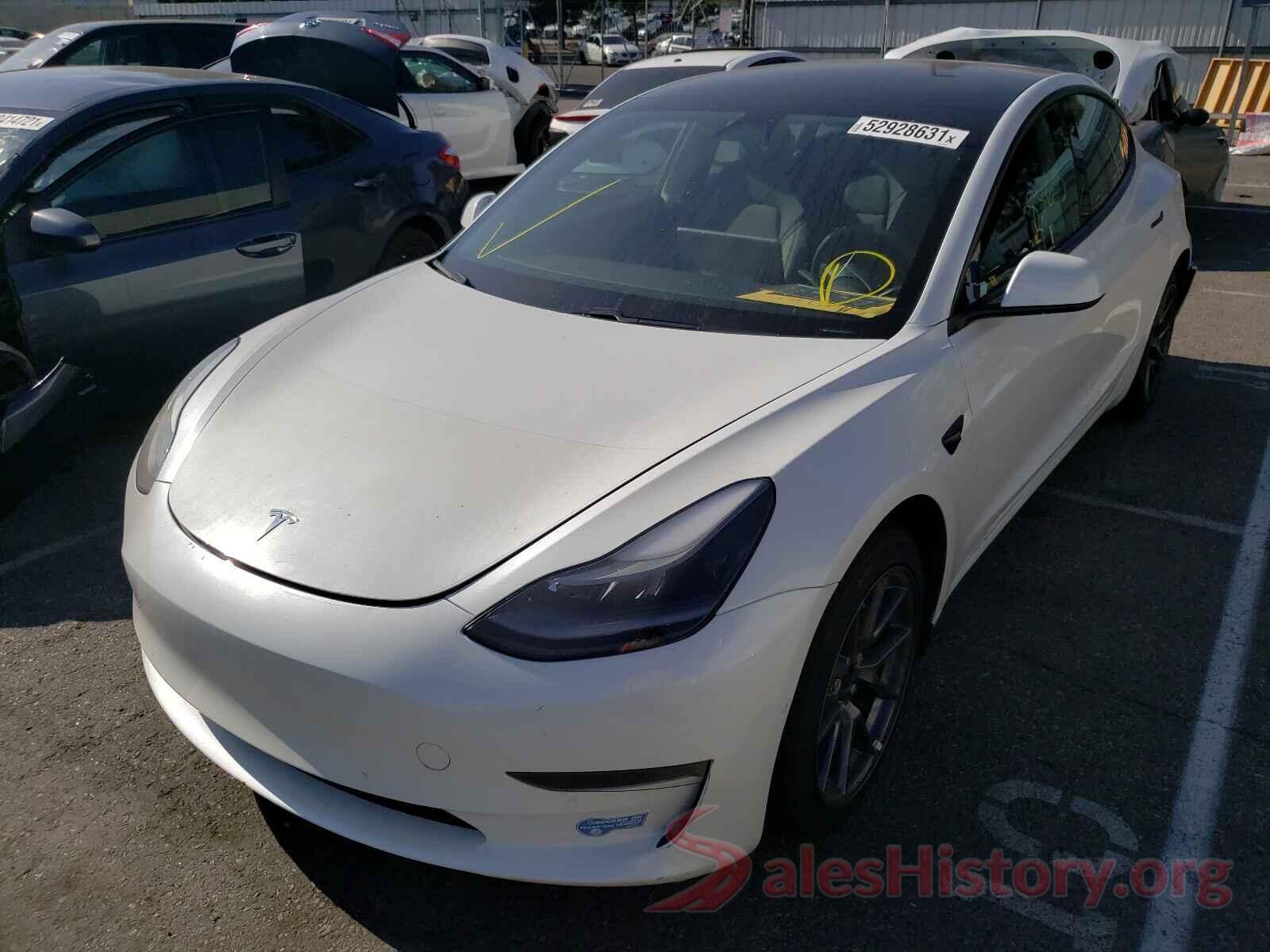 5YJ3E1EA4MF873912 2021 TESLA MODEL 3