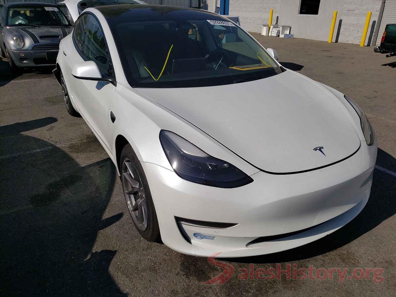 5YJ3E1EA4MF873912 2021 TESLA MODEL 3