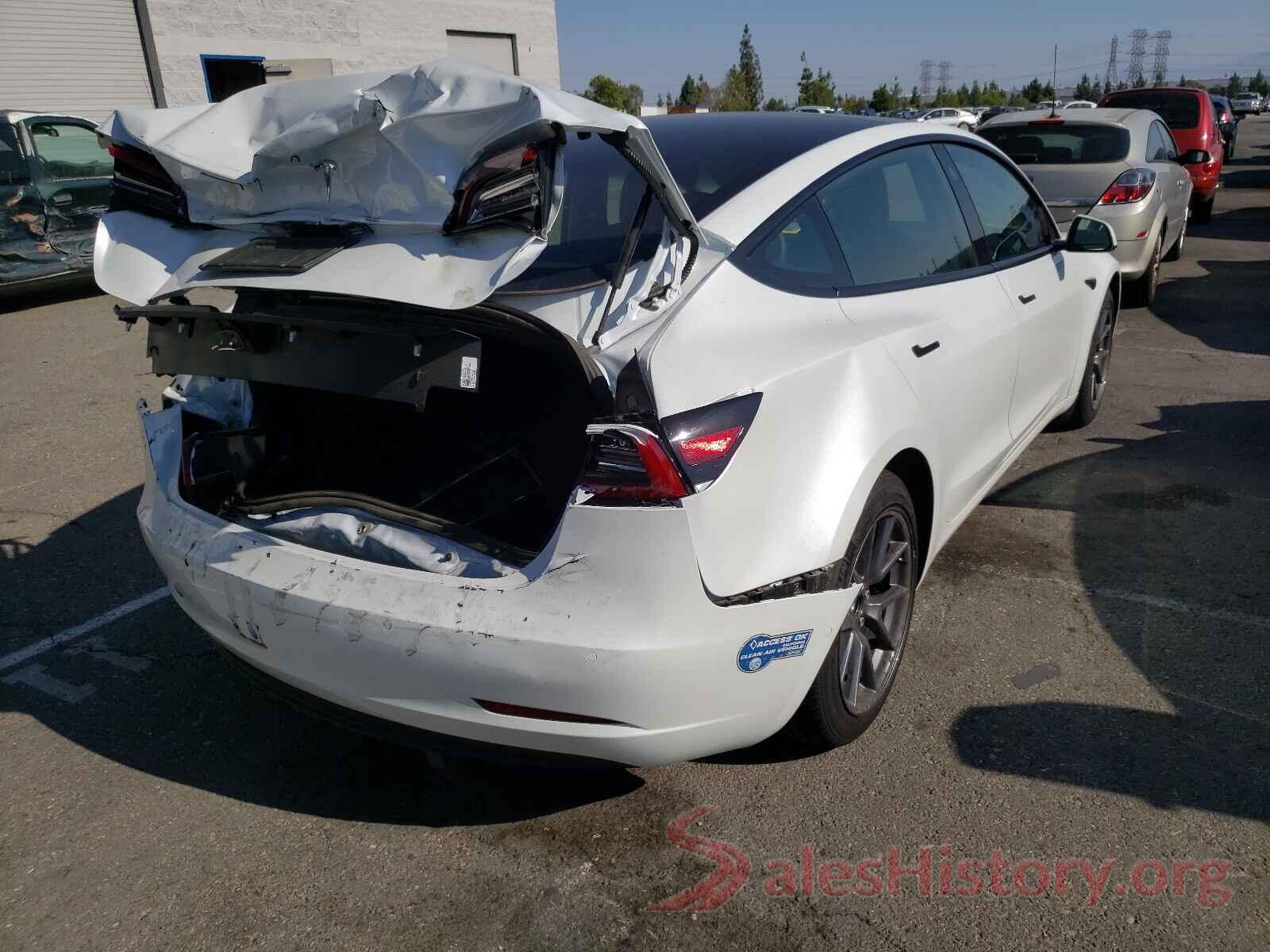 5YJ3E1EA4MF873912 2021 TESLA MODEL 3