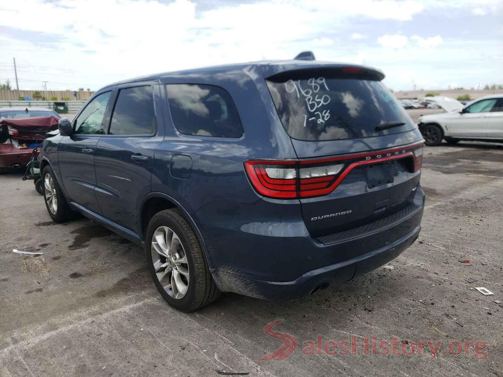 1C4RDHDG4LC329689 2020 DODGE DURANGO