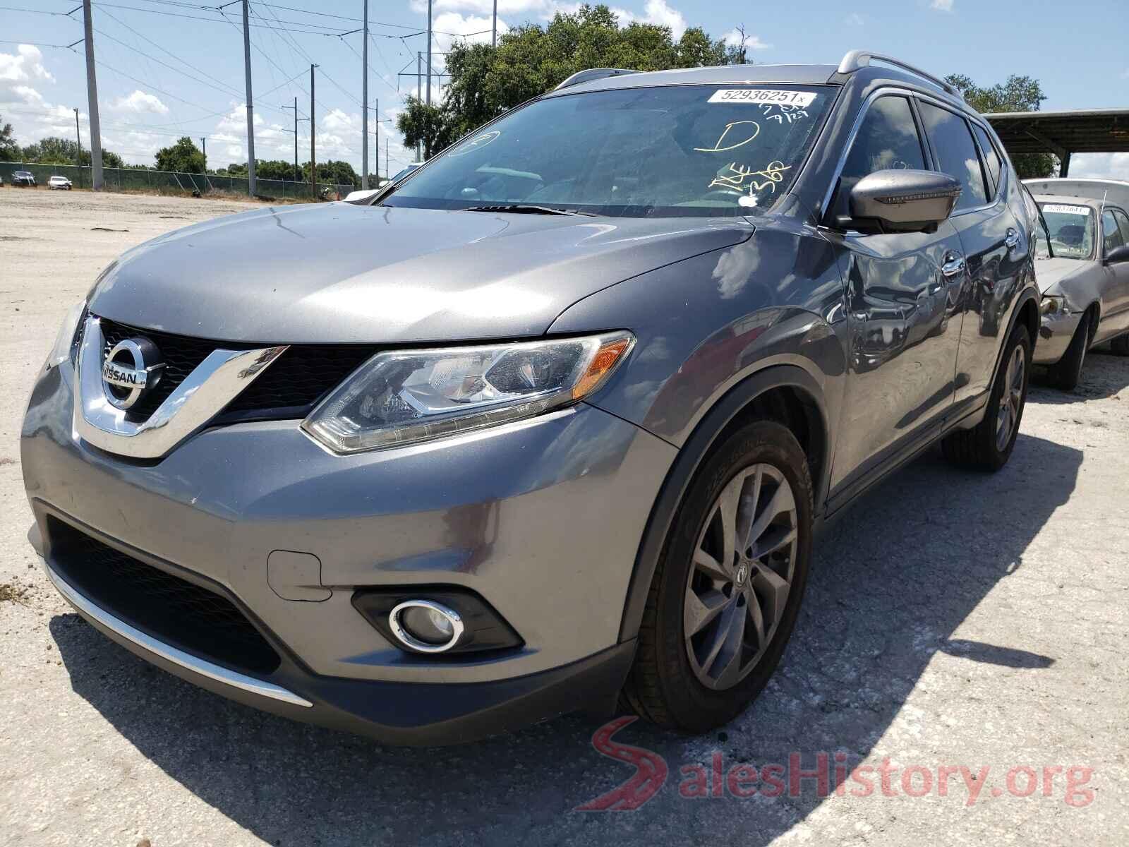 5N1AT2MTXGC849276 2016 NISSAN ROGUE