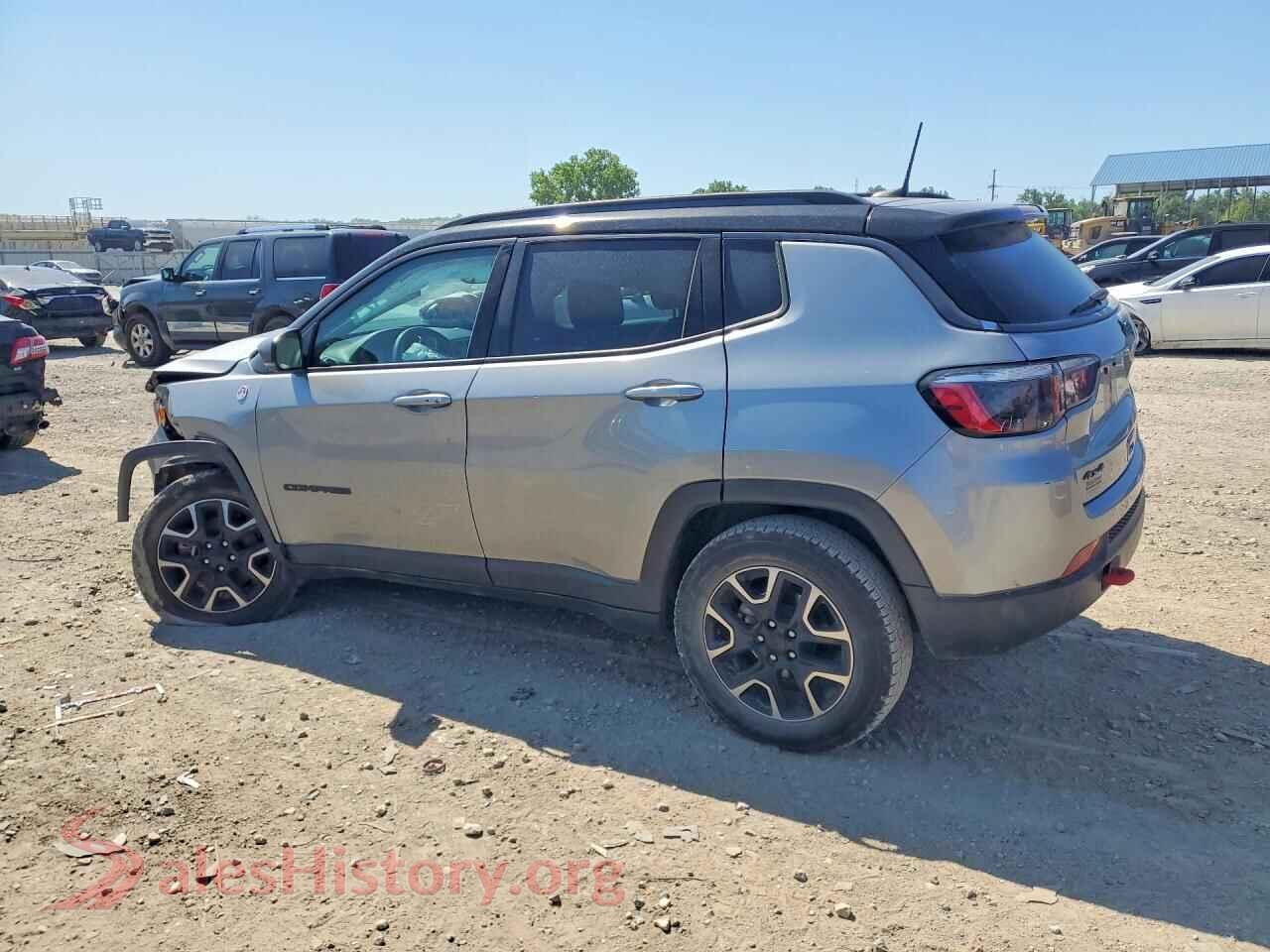 2021 JEEP COMPASS VIN 3C4NJDDB7MT583827, front view