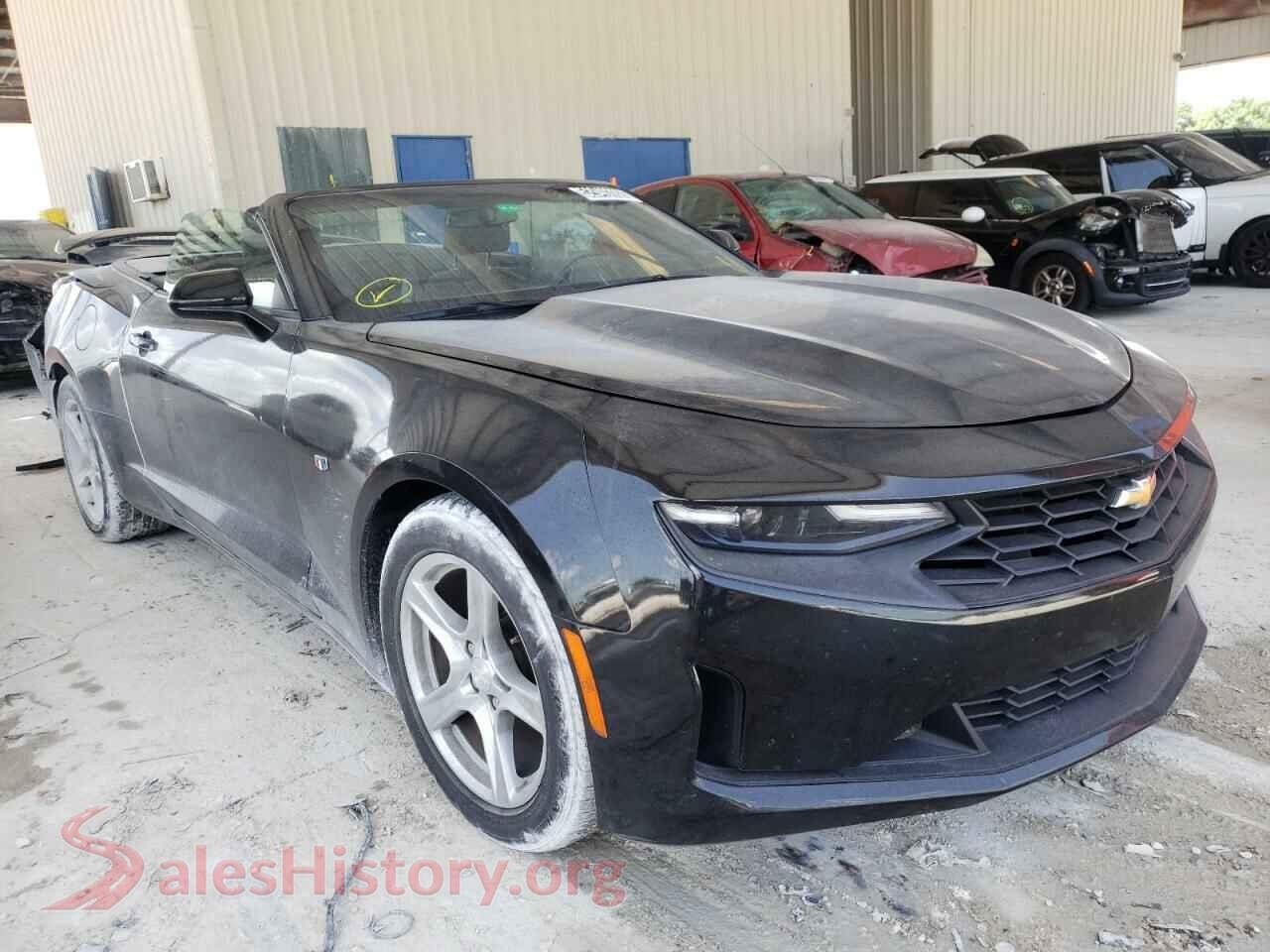 2020 CHEVROLET CAMARO VIN 1G1FB3DS4L0114453, auction photo