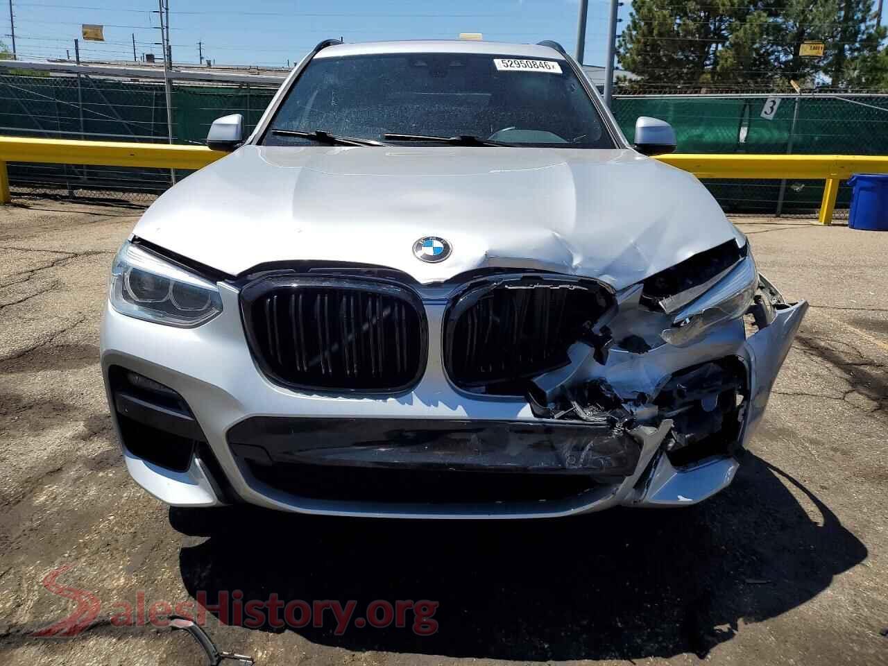 2020 BMW X3 VIN 5UXTY5C08L9C71646, rear view