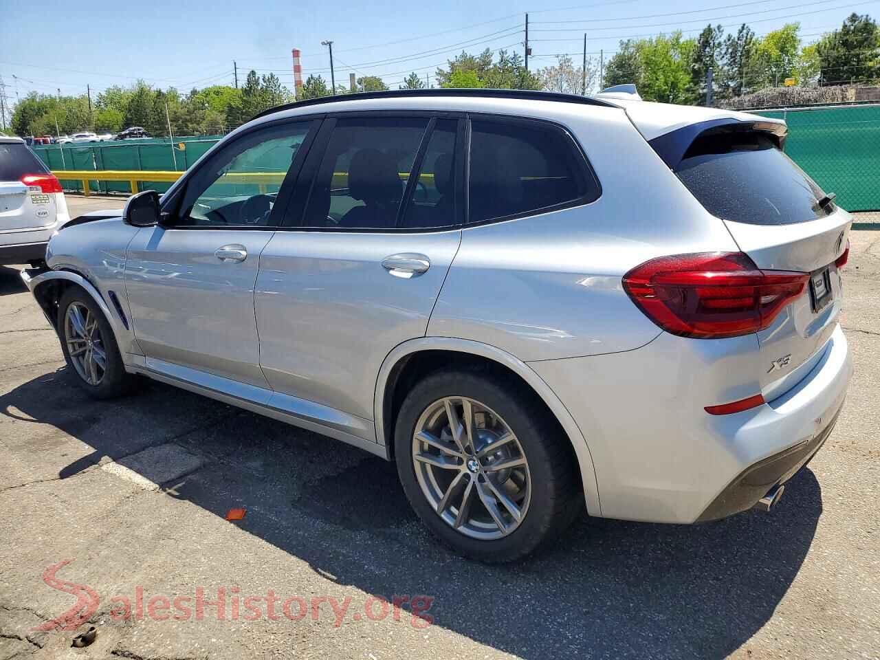 2020 BMW X3 VIN 5UXTY5C08L9C71646, front view