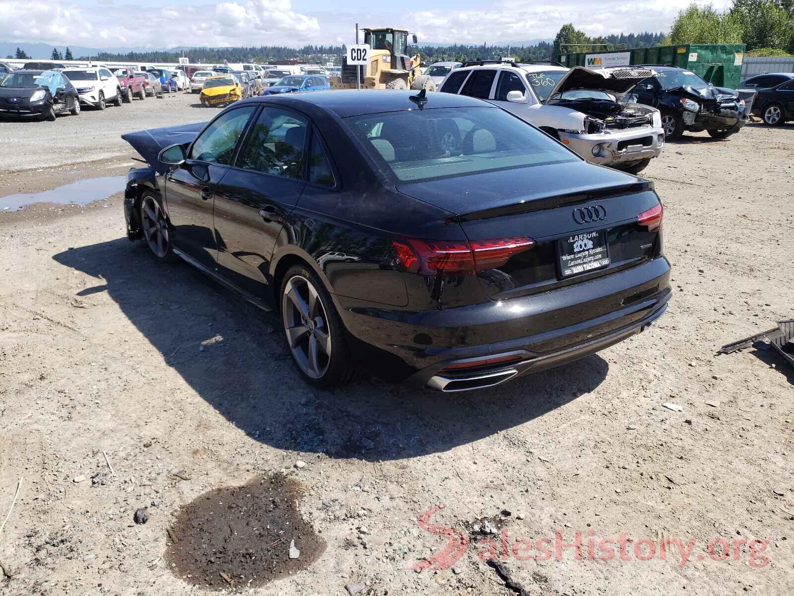 WAUEAAF49MA064070 2021 AUDI A4