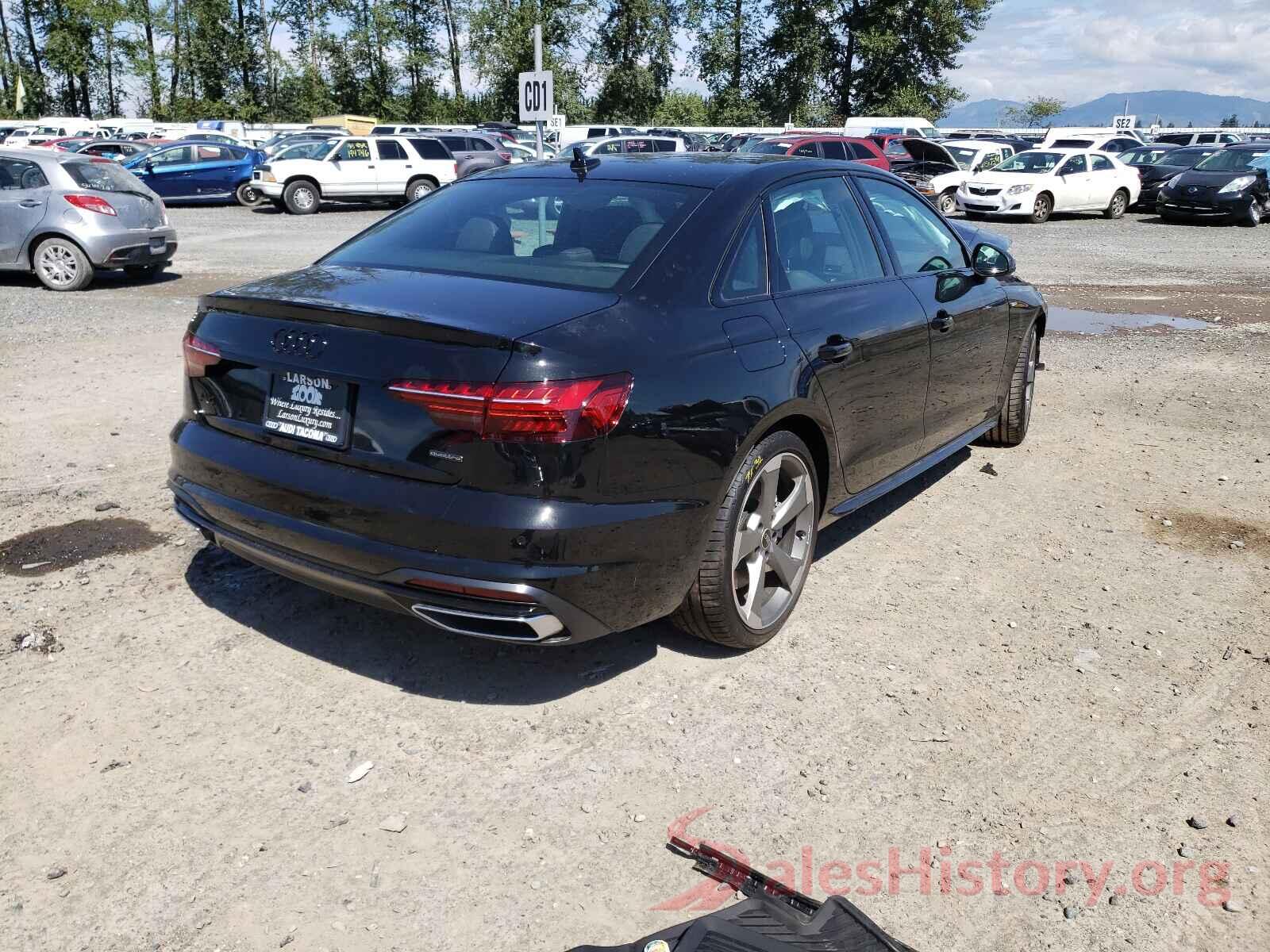 WAUEAAF49MA064070 2021 AUDI A4