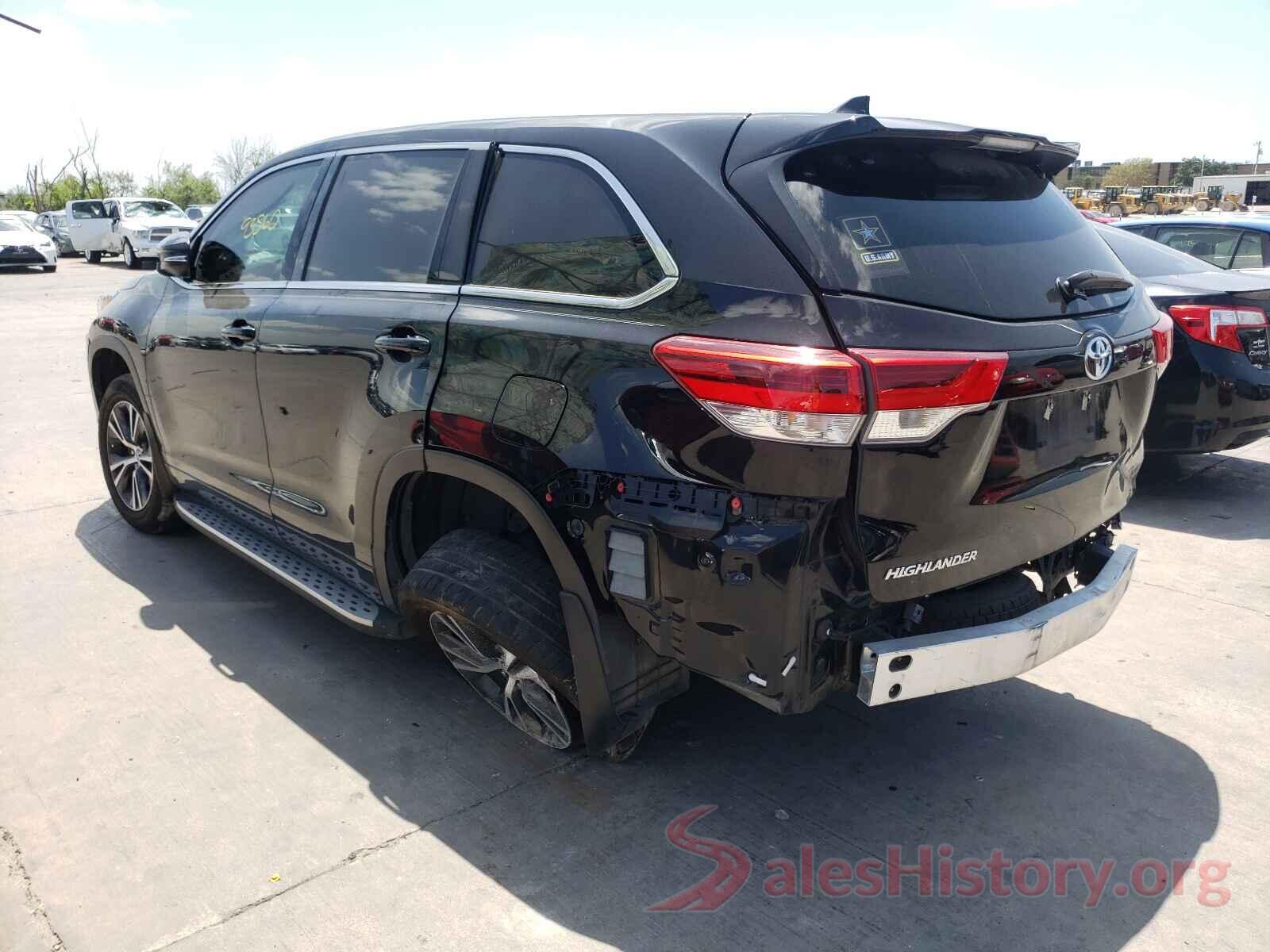 5TDZZRFH7HS197370 2017 TOYOTA HIGHLANDER