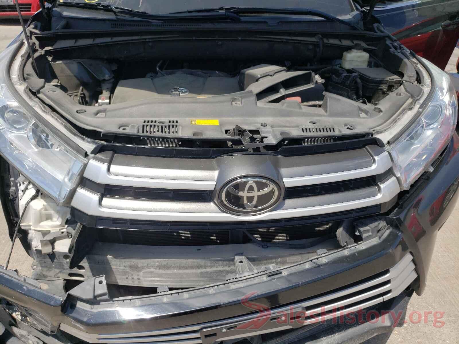 5TDZZRFH7HS197370 2017 TOYOTA HIGHLANDER