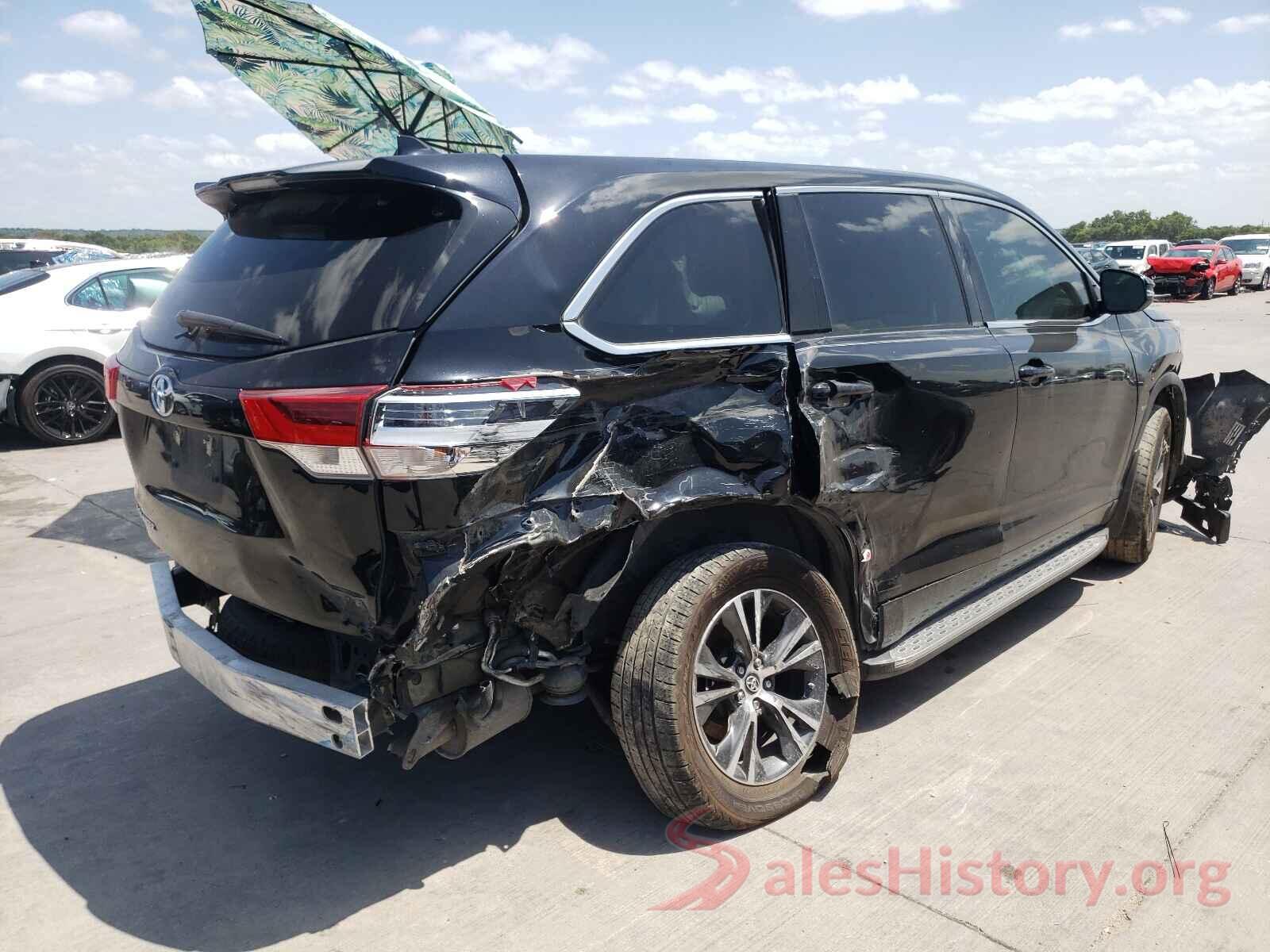 5TDZZRFH7HS197370 2017 TOYOTA HIGHLANDER