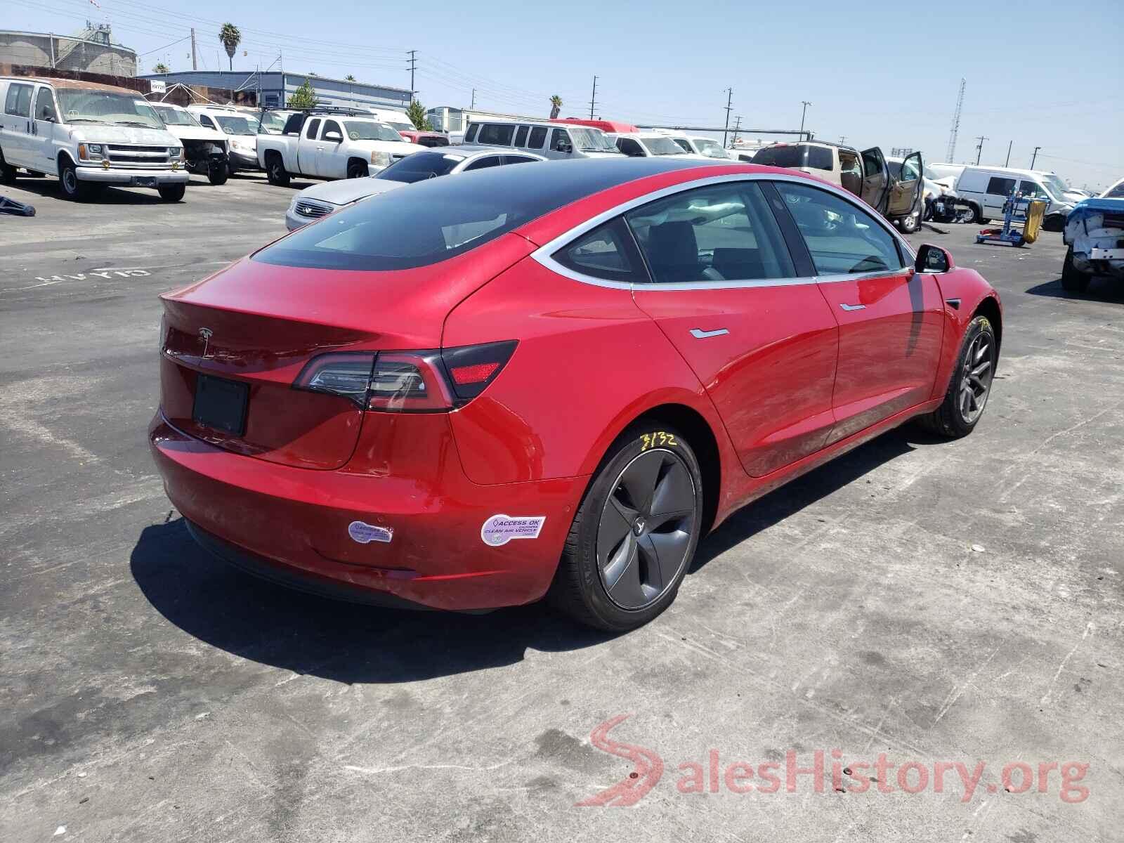 5YJ3E1EA0KF484309 2019 TESLA MODEL 3