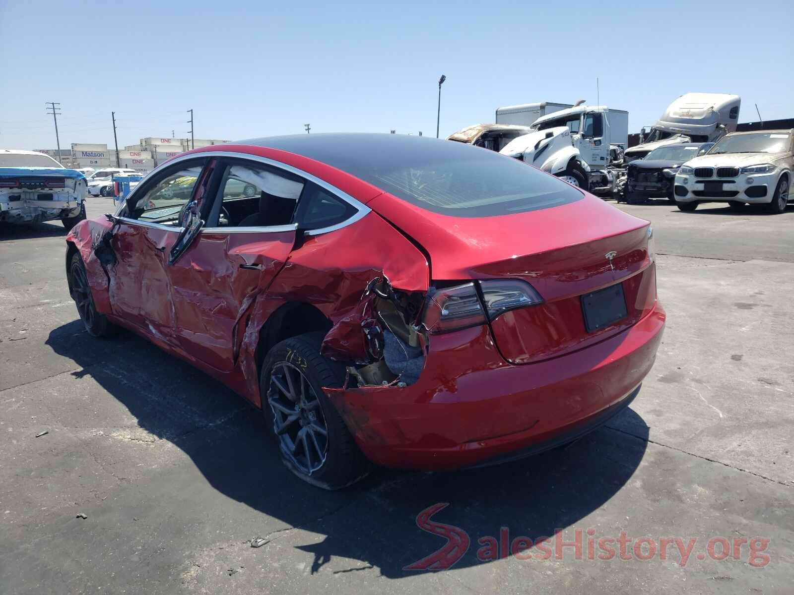 5YJ3E1EA0KF484309 2019 TESLA MODEL 3