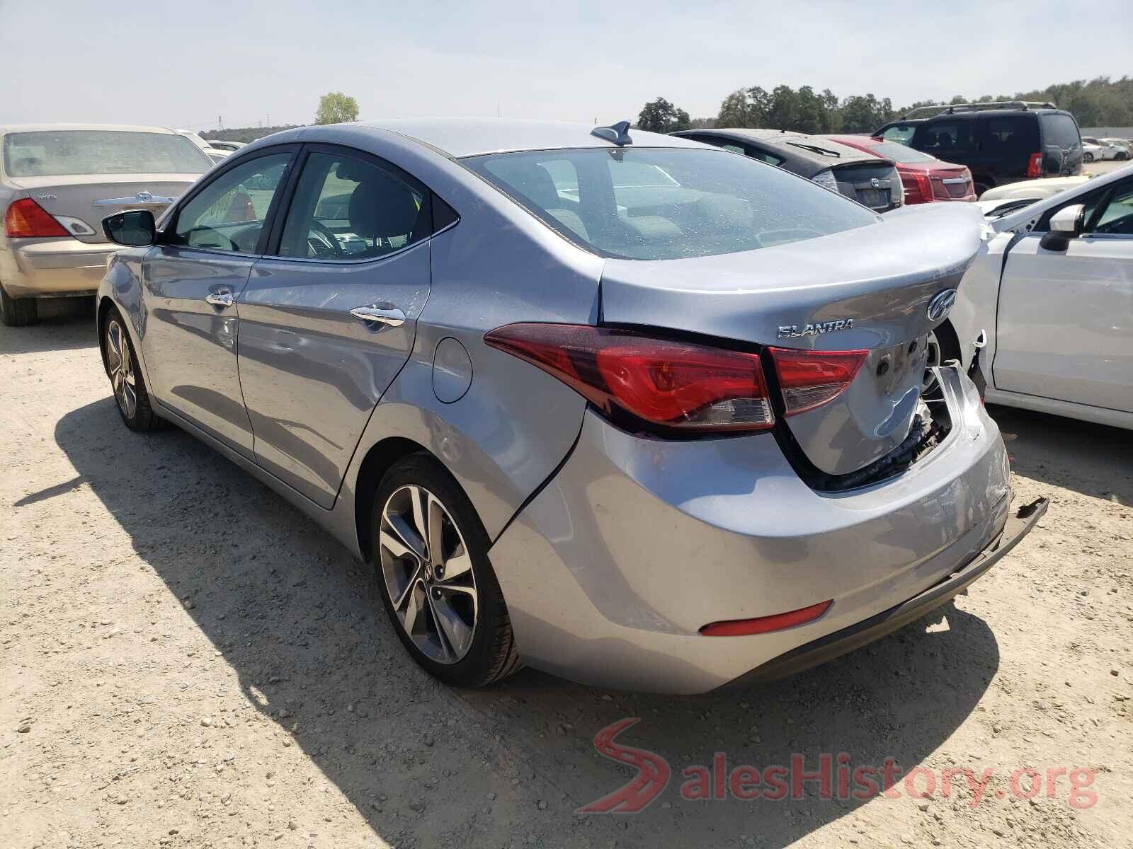 5NPDH4AE9GH735858 2016 HYUNDAI ELANTRA