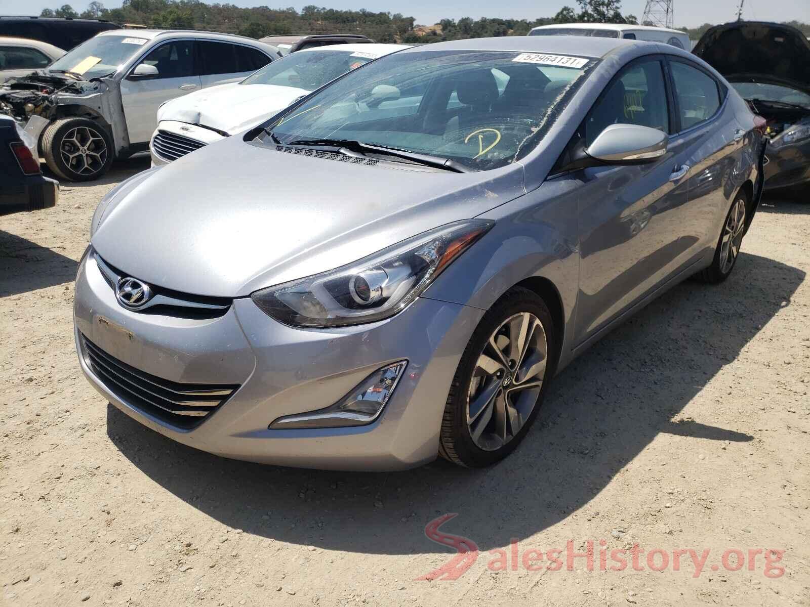 5NPDH4AE9GH735858 2016 HYUNDAI ELANTRA