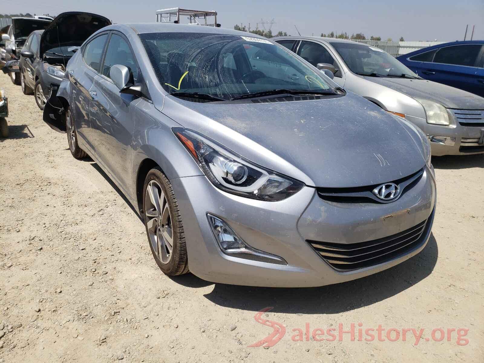 5NPDH4AE9GH735858 2016 HYUNDAI ELANTRA