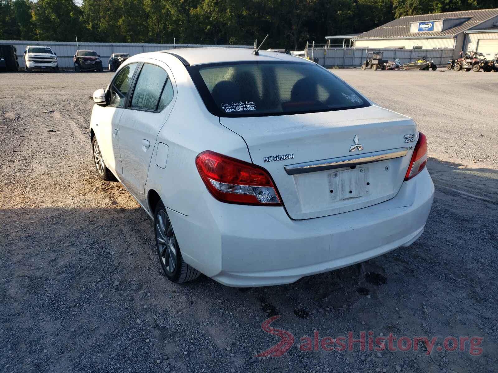 ML32F4FJ3JHF07191 2018 MITSUBISHI MIRAGE