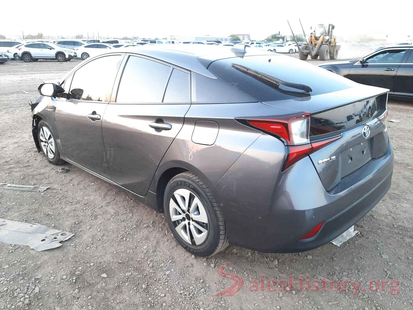 JTDKARFU0K3074265 2019 TOYOTA PRIUS