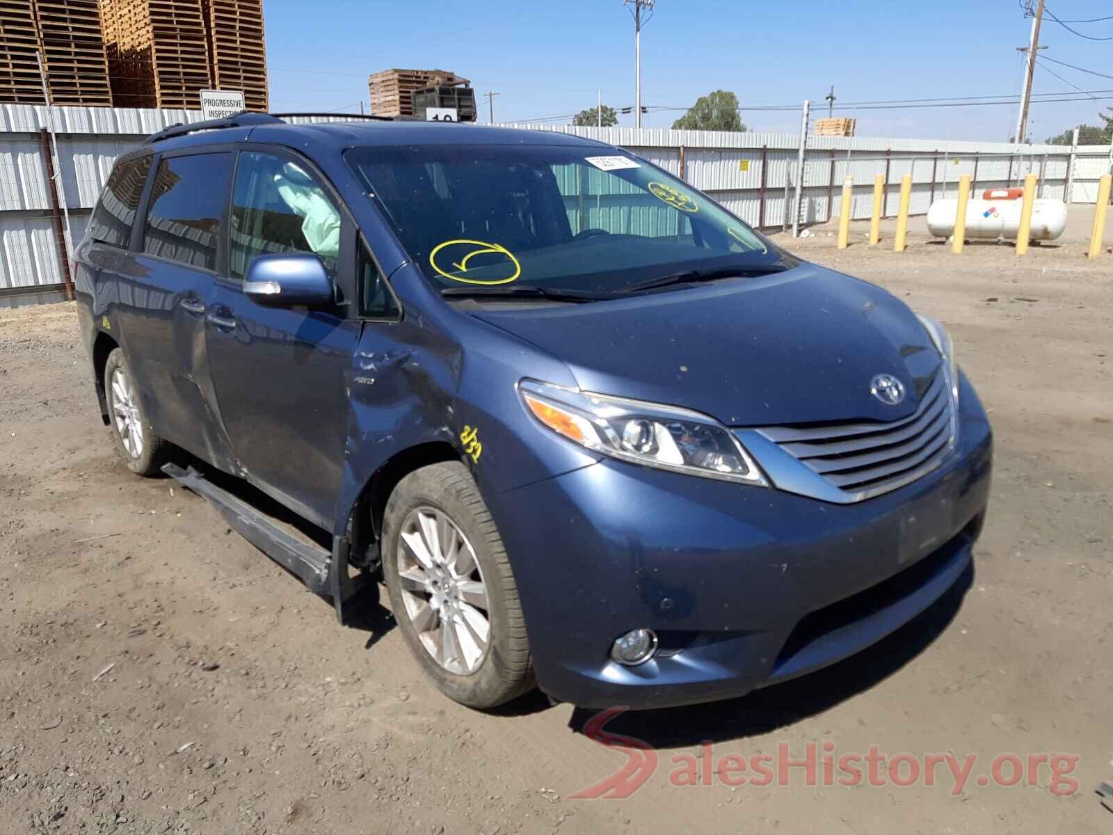 5TDDK3DC3GS141749 2016 TOYOTA SIENNA