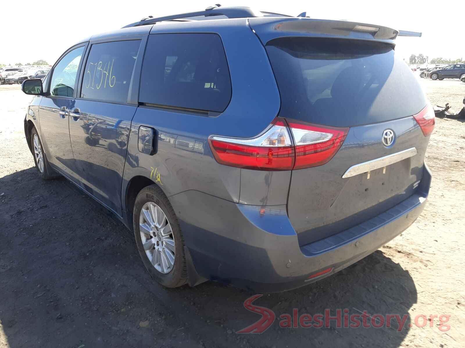 5TDDK3DC3GS141749 2016 TOYOTA SIENNA