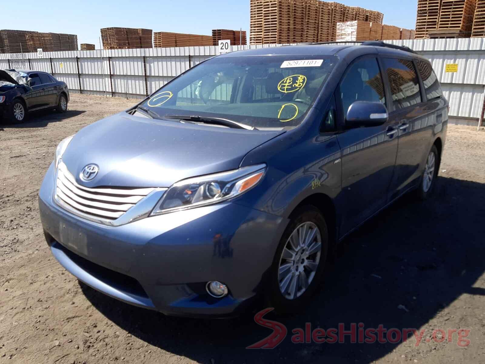 5TDDK3DC3GS141749 2016 TOYOTA SIENNA