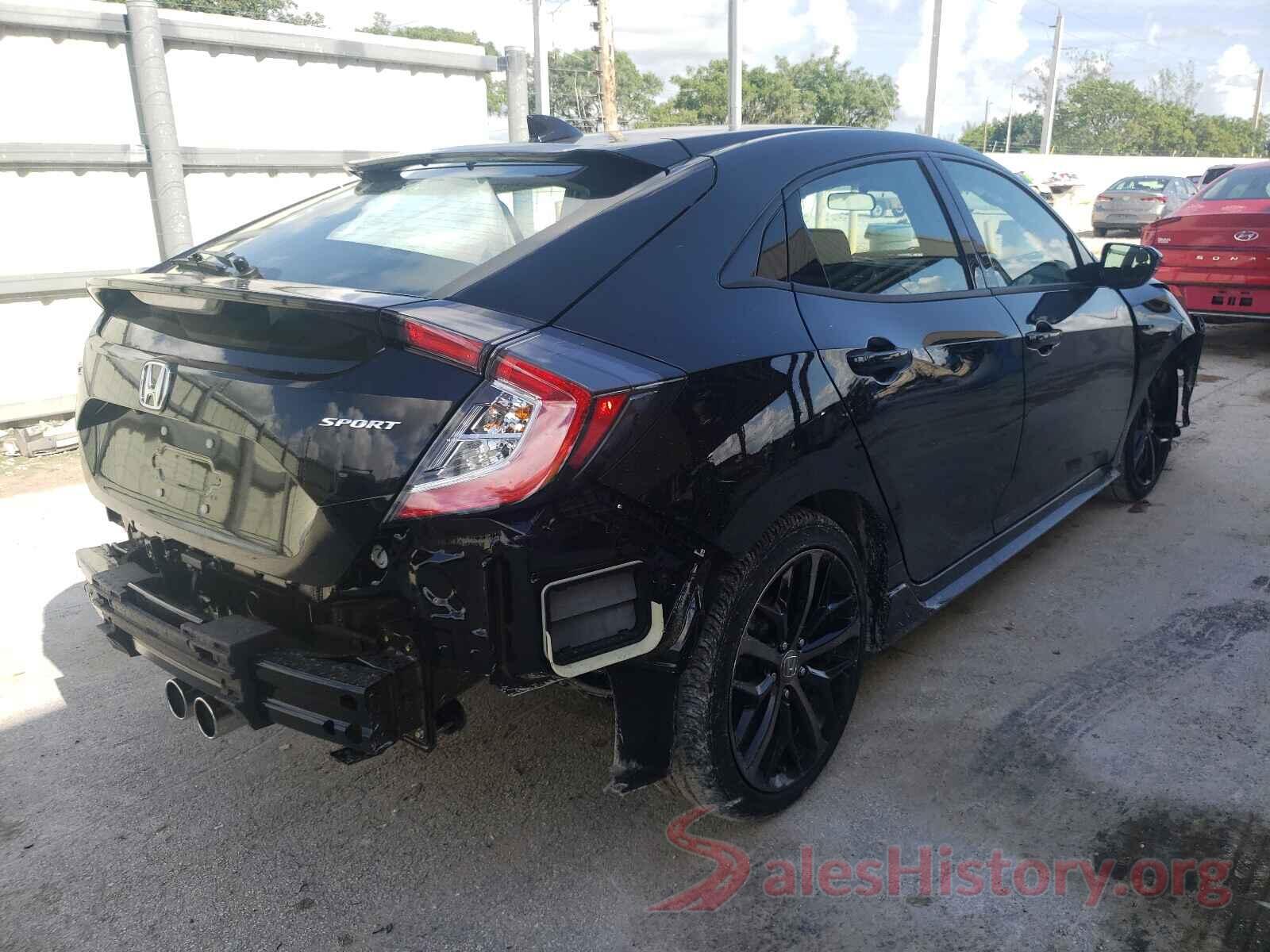 SHHFK7H40MU230132 2021 HONDA CIVIC