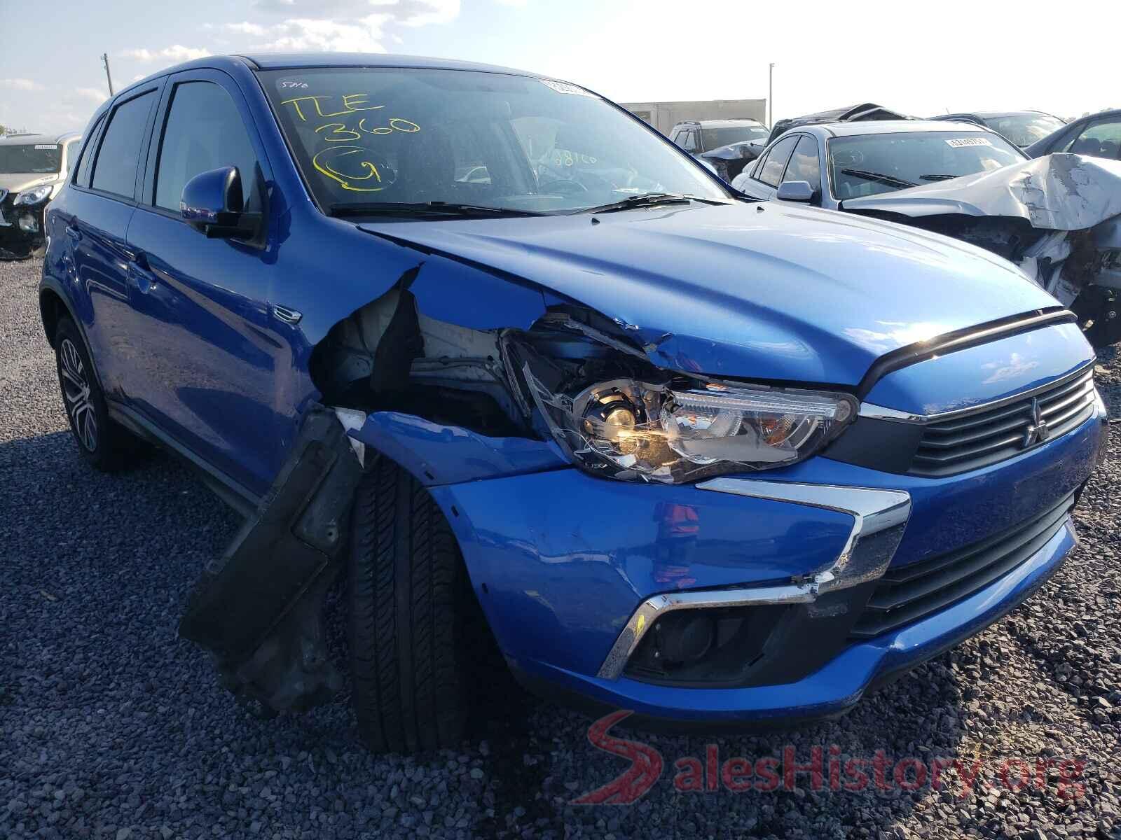 JA4AP3AUXGZ056515 2016 MITSUBISHI OUTLANDER