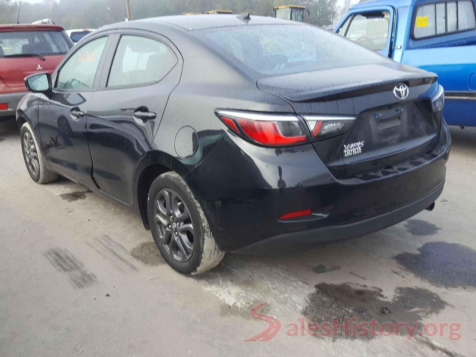 3MYDLBYV8KY506187 2019 TOYOTA YARIS