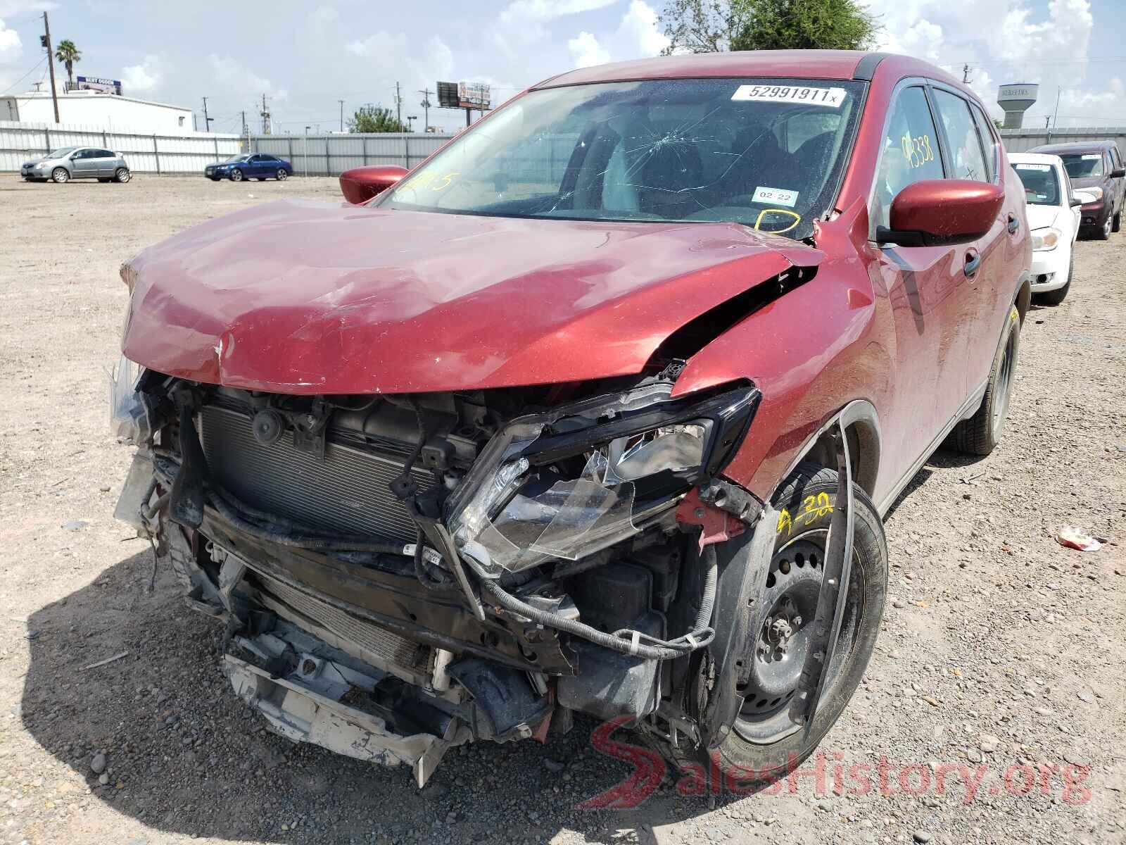 KNMAT2MT2GP594572 2016 NISSAN ROGUE