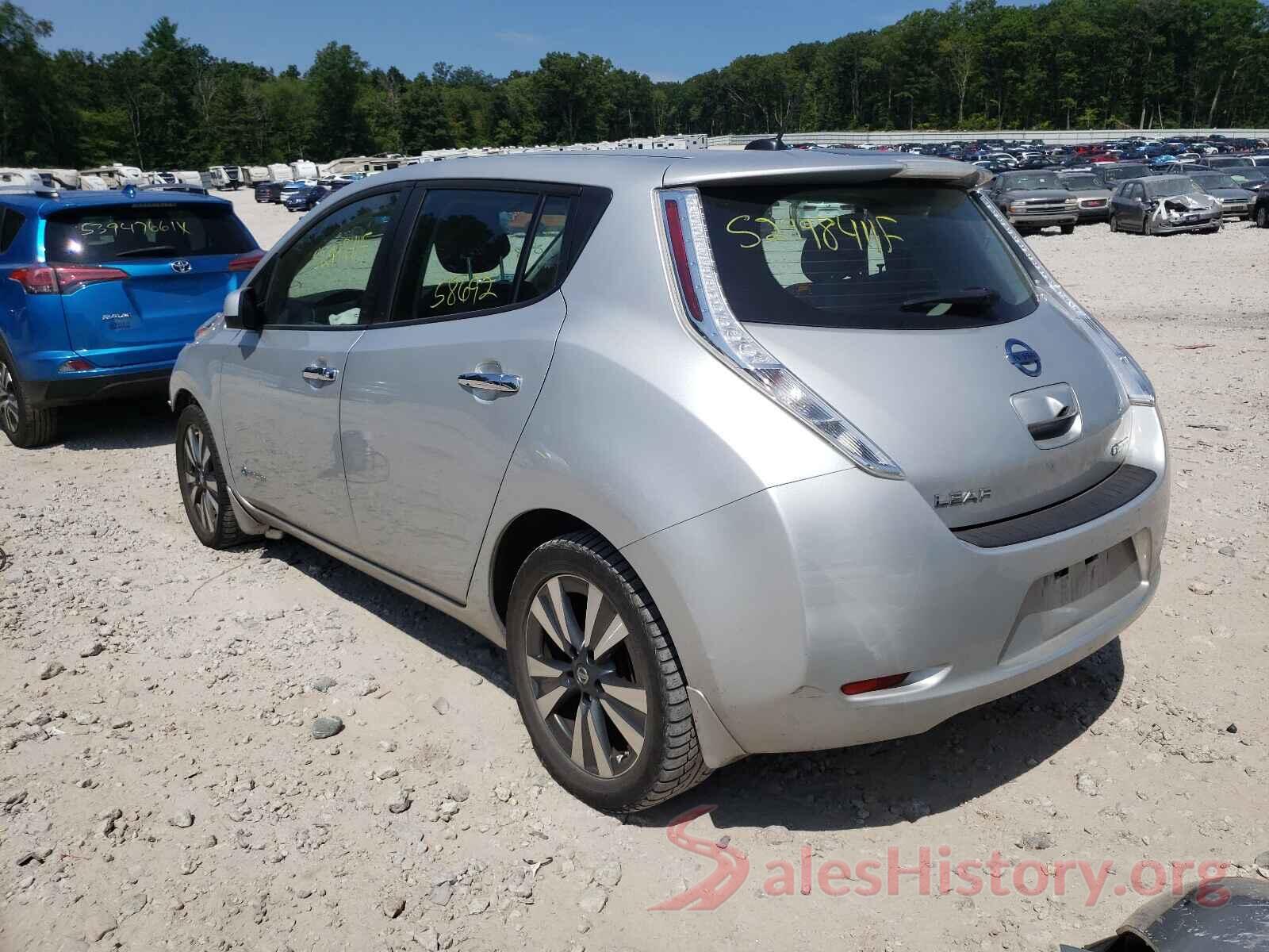 1N4BZ0CP8HC310453 2017 NISSAN LEAF