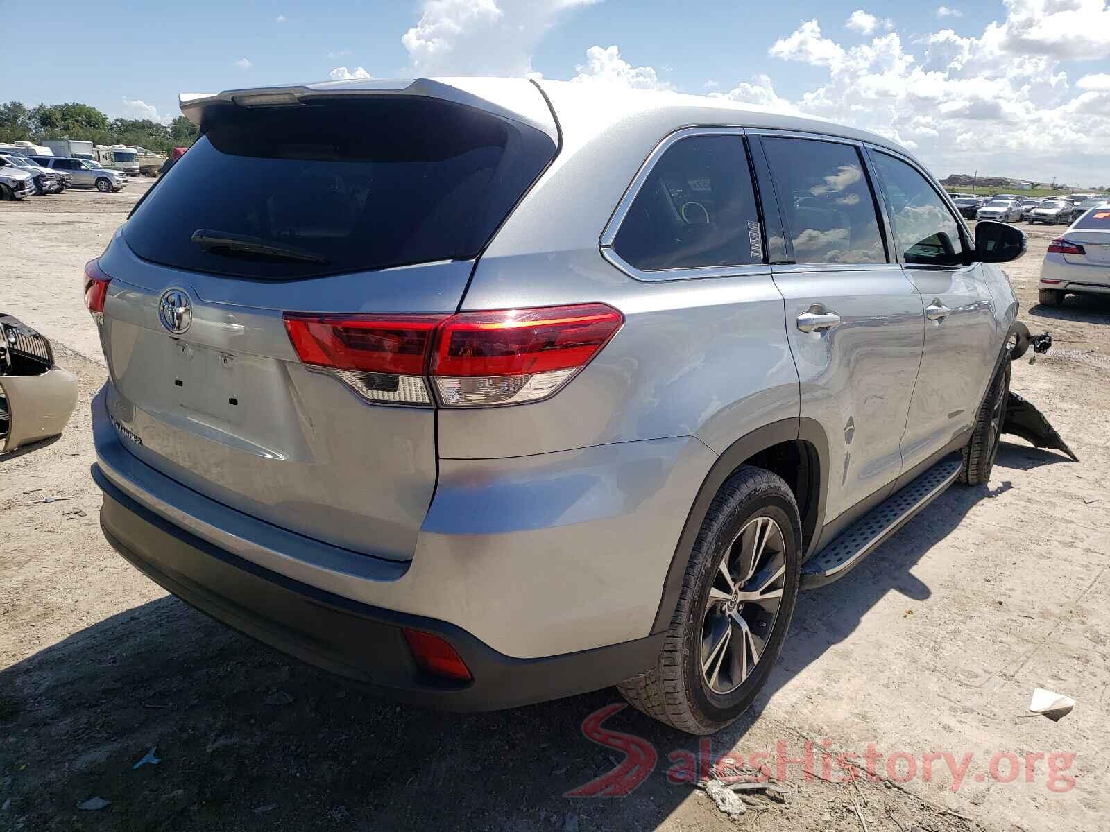 5TDZARFH4KS054598 2019 TOYOTA HIGHLANDER