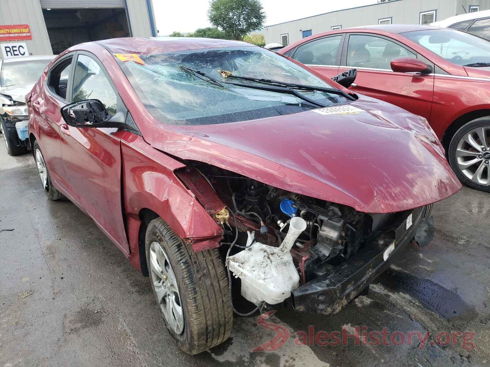 5NPDH4AE1GH717905 2016 HYUNDAI ELANTRA