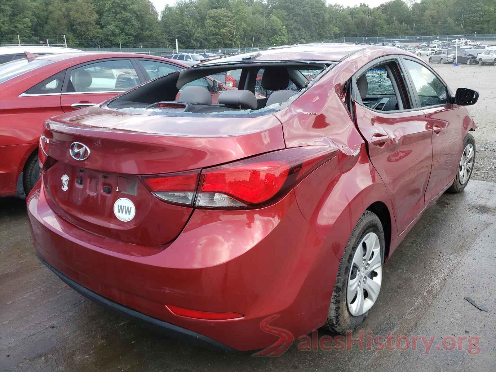 5NPDH4AE1GH717905 2016 HYUNDAI ELANTRA