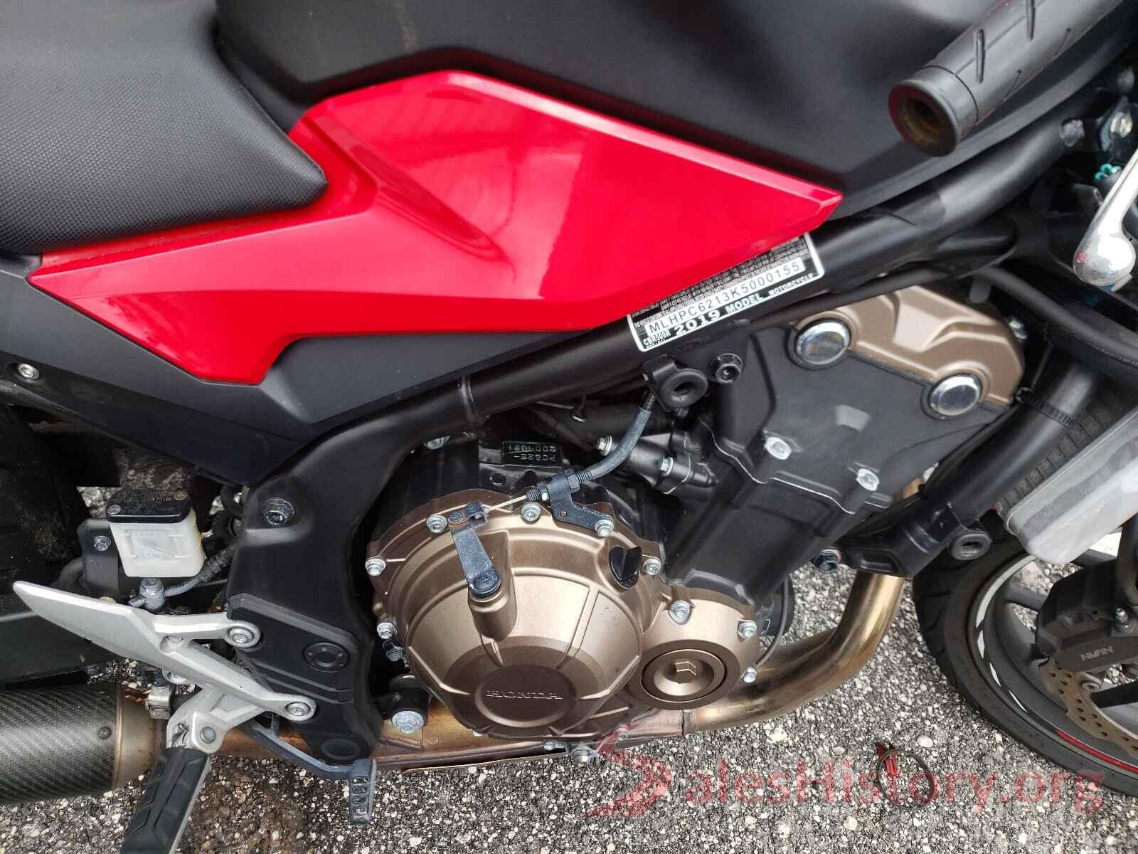 MLHPC6213K5000155 2019 HONDA CBR CYCLE