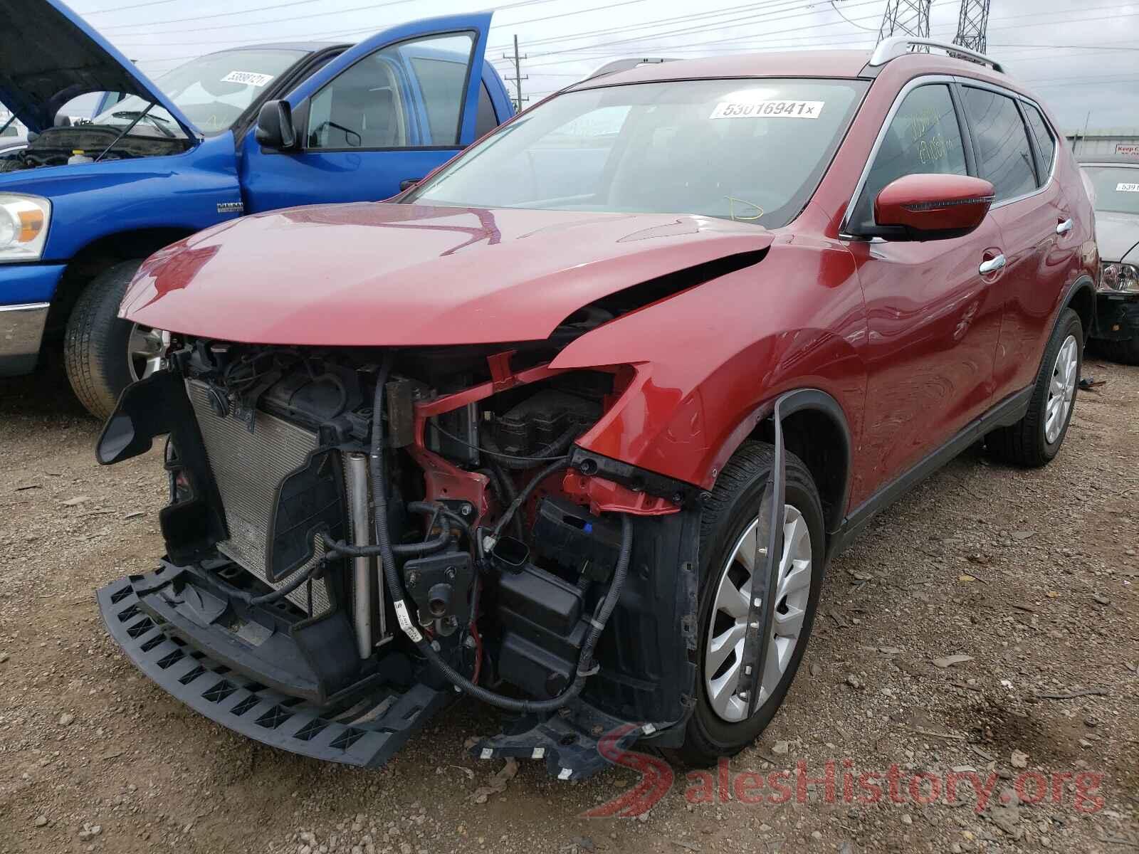 KNMAT2MV7GP594097 2016 NISSAN ROGUE