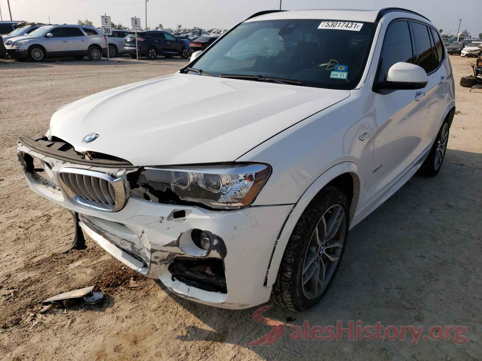 5UXWX9C53H0D97461 2017 BMW X3