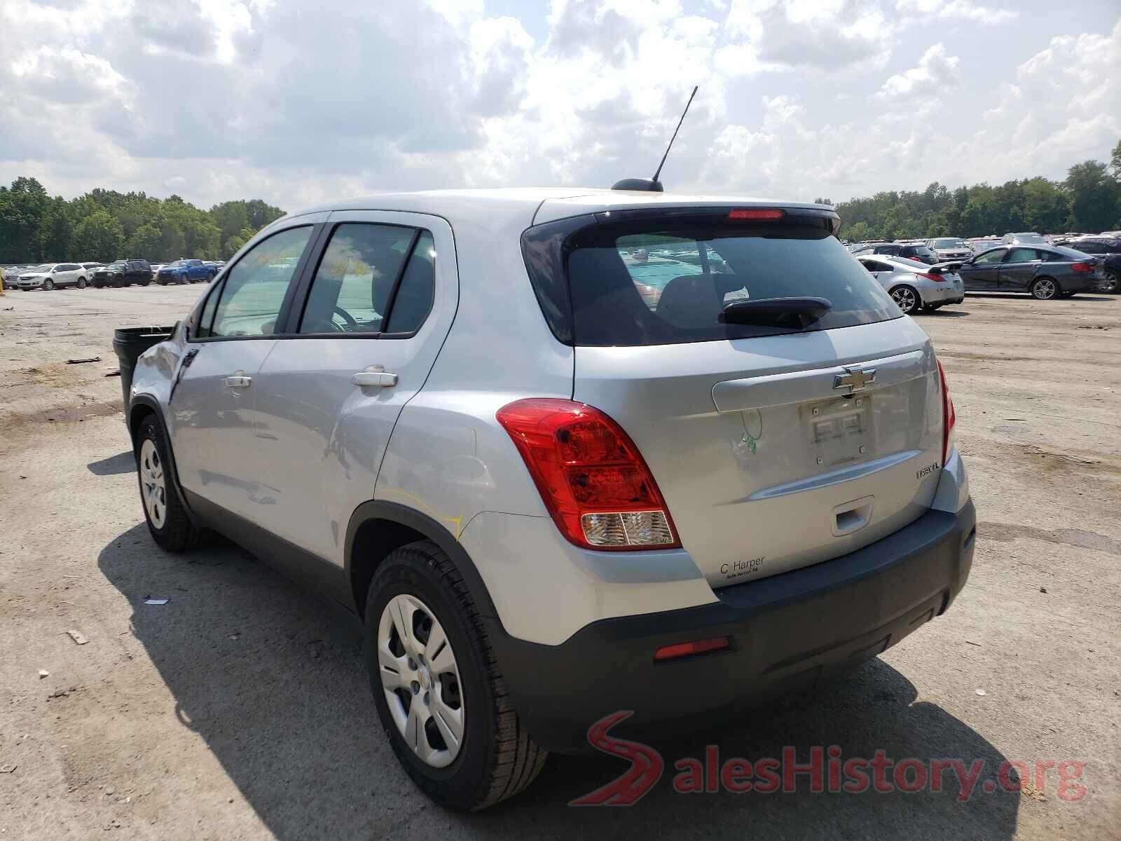 KL7CJKSB2GB614645 2016 CHEVROLET TRAX