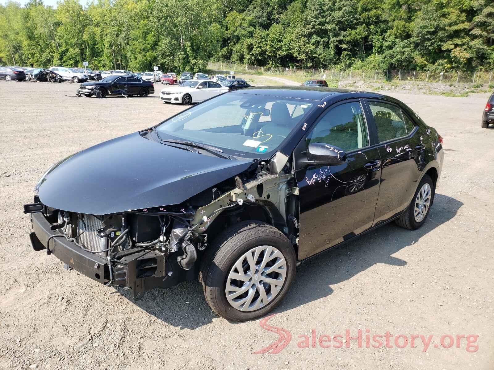 2T1BURHE7KC192883 2019 TOYOTA COROLLA