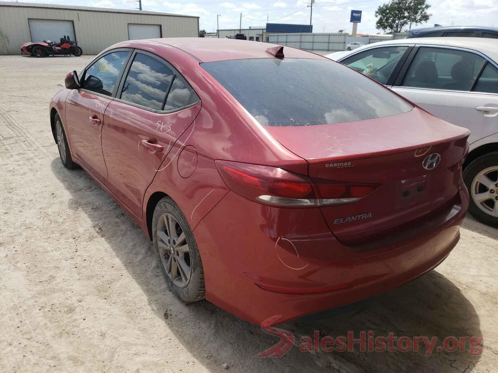 5NPD84LF7HH013618 2017 HYUNDAI ELANTRA