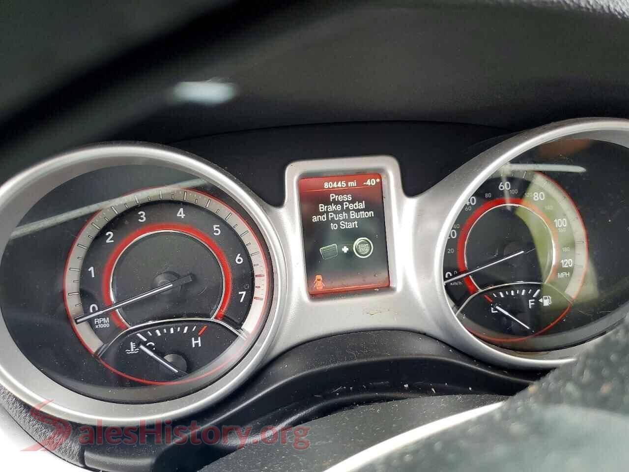 2019 DODGE JOURNEY VIN 3C4PDCBG0KT738367, interior center console
