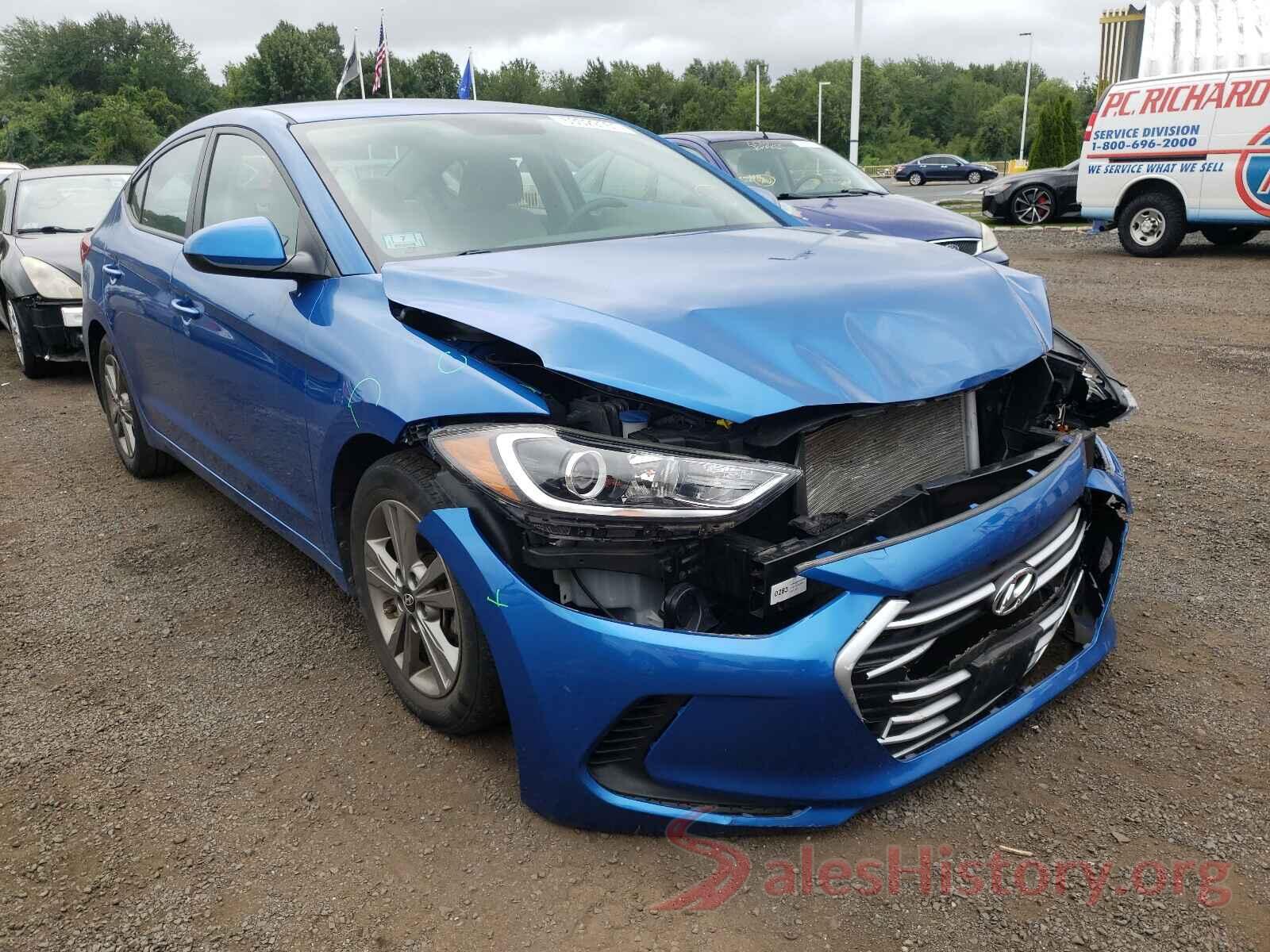 5NPD84LF3JH285881 2018 HYUNDAI ELANTRA