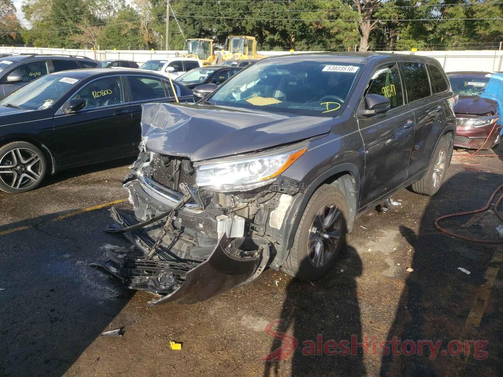 5TDZKRFH3GS165521 2016 TOYOTA HIGHLANDER