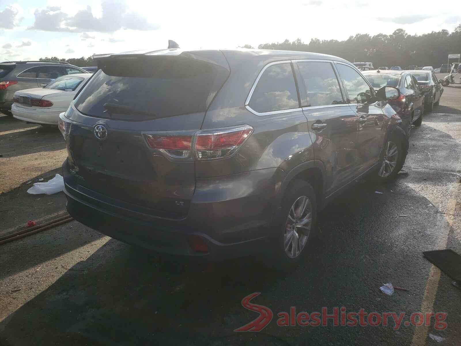 5TDZKRFH3GS165521 2016 TOYOTA HIGHLANDER