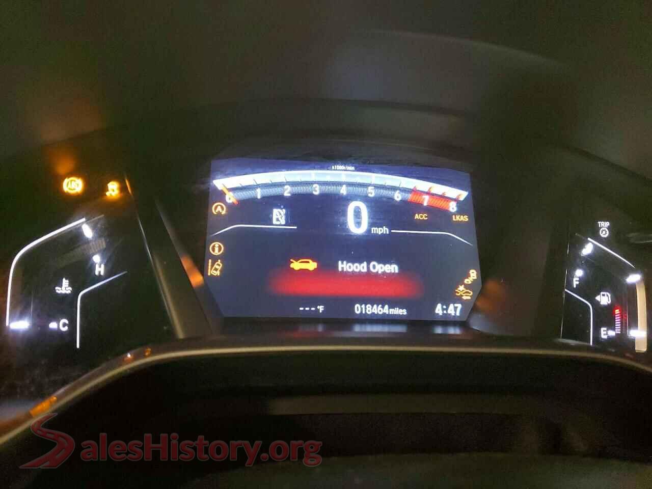 2020 HONDA CRV VIN 5J6RW2H86LA021911, interior center console