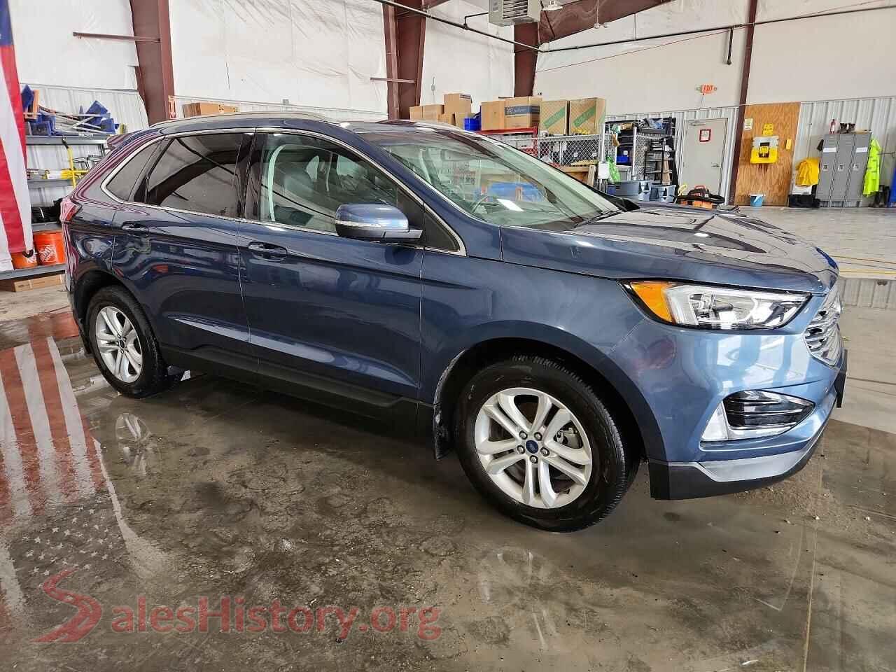 2019 FORD EDGE VIN 2FMPK3J98KBC05702, rear 3/4 view