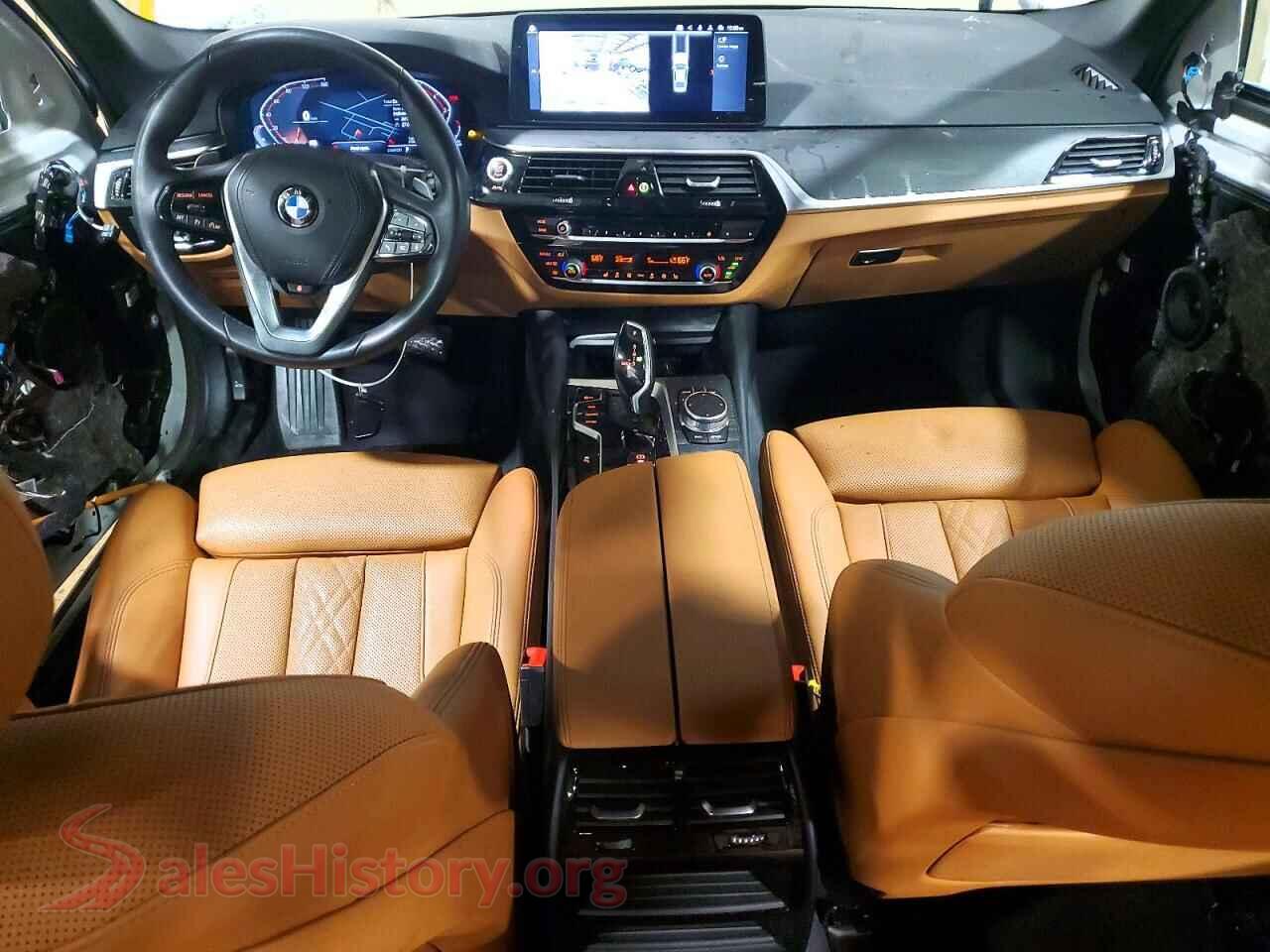 2022 BMW 5 SERIES VIN WBA13BJ06NWX59419, interior dashboard