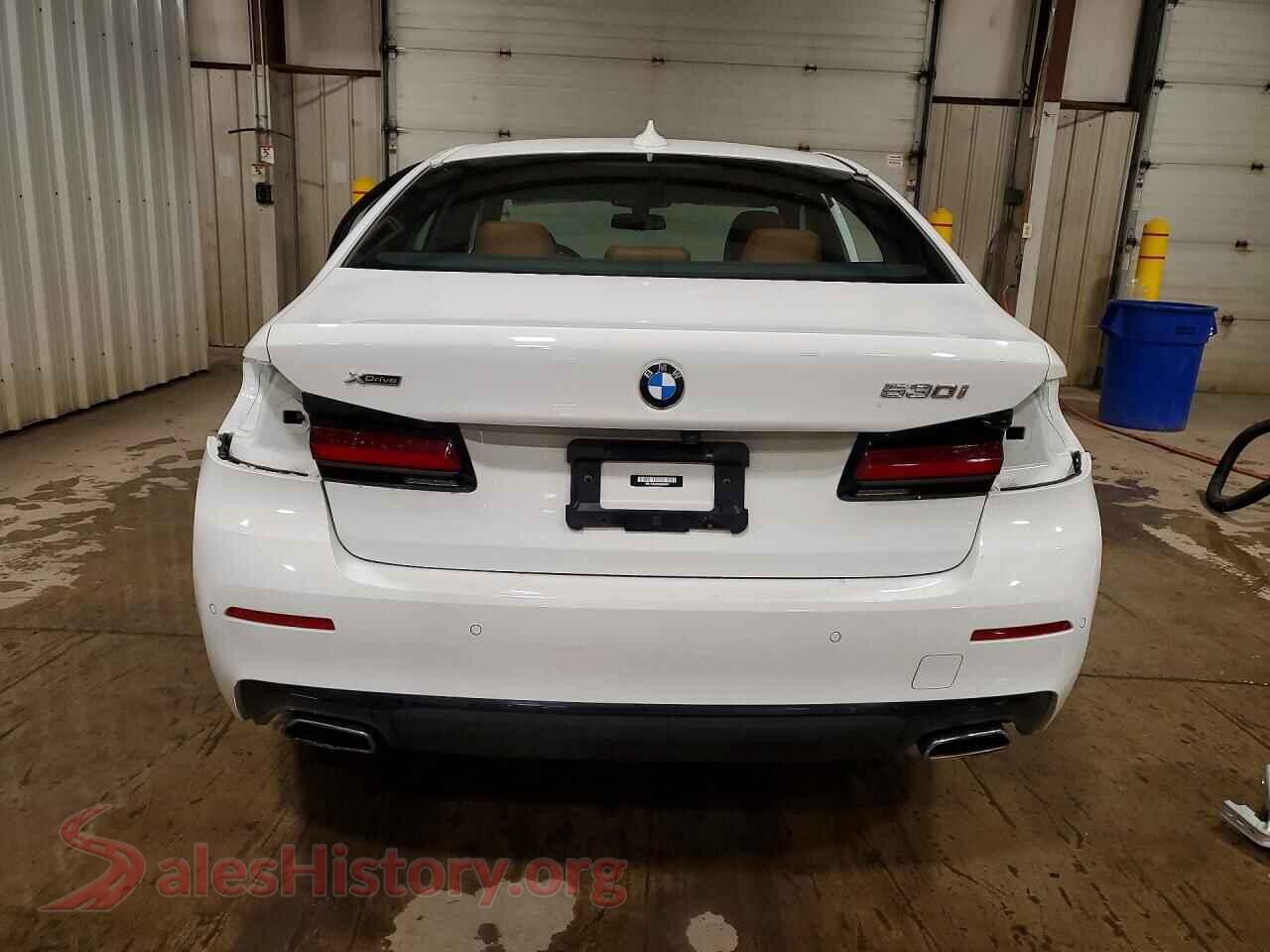 2022 BMW 5 SERIES VIN WBA13BJ06NWX59419, left side view
