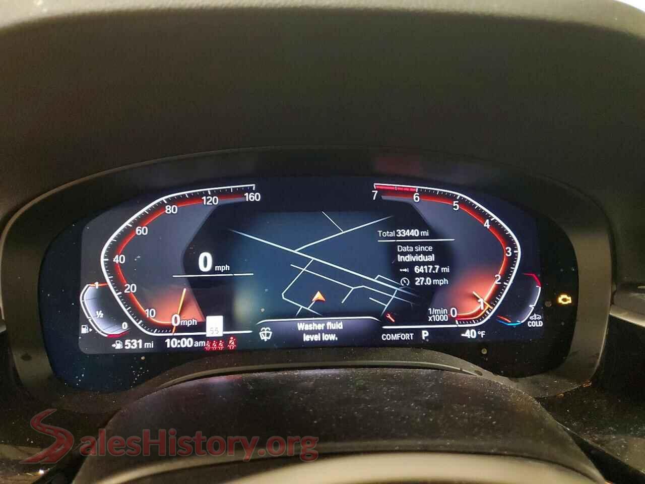 2022 BMW 5 SERIES VIN WBA13BJ06NWX59419, interior center console