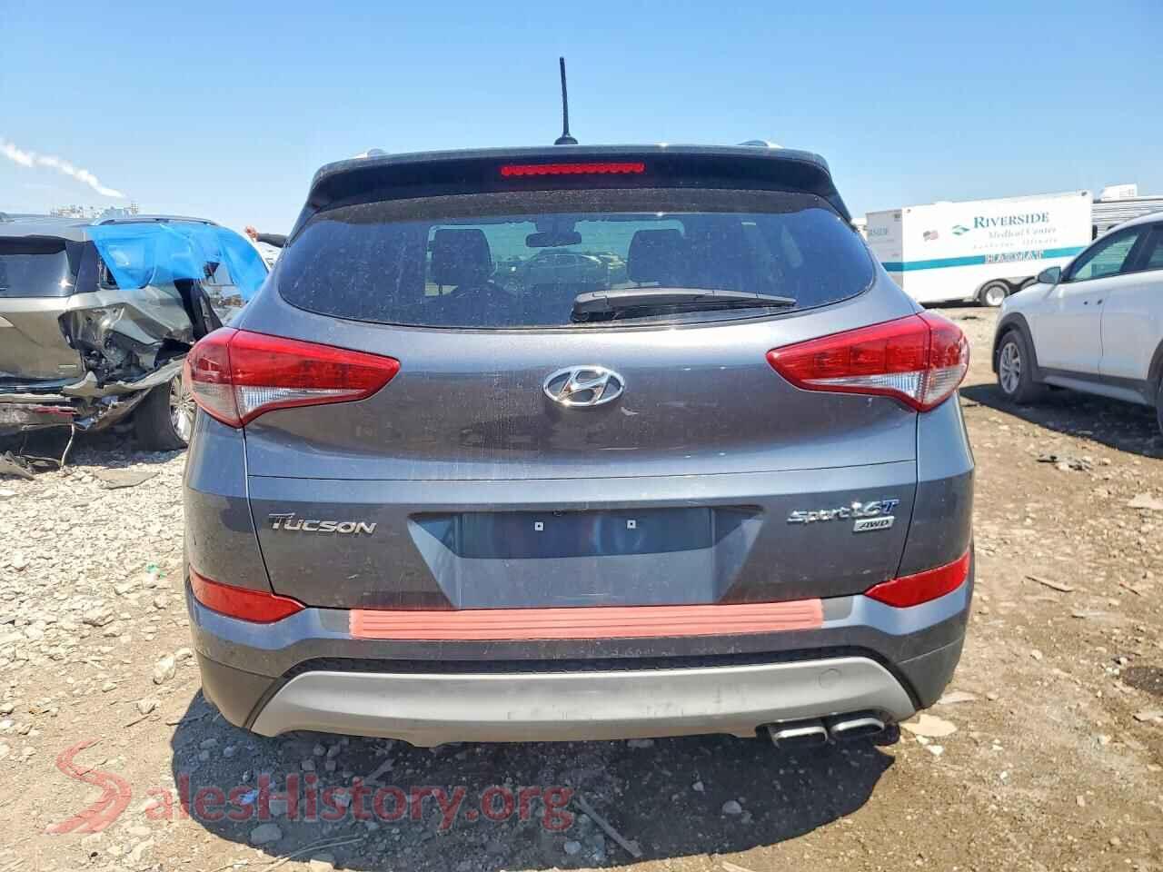 2017 HYUNDAI TUCSON VIN KM8J3CA24HU390226, left side view