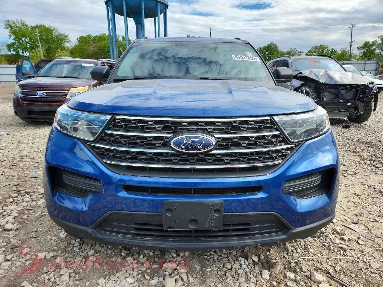 2020 FORD EXPLORER VIN 1FMSK8DH3LGD14203, rear view